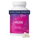 Microbiome Labs HU58 Bacillus Subtilis Probiootit naisille ja miehille - High Potency Spore Probiootti digestiiviselle terveydelle ja immuunituelle - Päivittäiset kapselit 10 miljardilla PMY (60 kapselia)