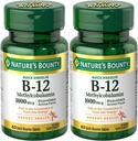 Luonto Bounty Methylcobalamiini B12 Microlozenge Tabletit, 1000 mikrog, 120 kreivi), 60 lukua (Pakkaus 2)