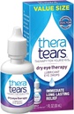 TheraTears Dry Eye Therapy Lubricant Eye Drops Twin Pack (2 x 30 ml pullo) + 1,0 Fl Oz pullo