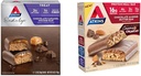 Atkins Endulge Chocolate Caramel Mousse Bar, jälkiruoka suosikki, 1g sokeria, korkea kuitu, 5 Count & Chocolate Almond Butter Protein Ateria Bar, Keto Friendly, 5 Count