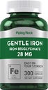 Piping Rock Iron Bisglysinaatti 28 mg 