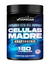 VITAMISAN Cellulas Madres 180 kapselia - Kantasolu Blue Green Algae - Non GMO -Gluteeniton AFA -Cellula Madre Supplement - Lion
