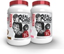 5% Nutrition Real Carbs + Protein (2 Pack Bundle) ... Puhdasta Mass Gainer Protein Powder... Real Food Hiilihydraatti Polttoaine Pre Treout / Post-workout Recovery Ateria (Chocolate + Syntymäpäiväkakku)
