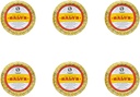 Rawleigh Antiseptinen Salve Iconic Yellow Big Tin: 4,5 oz, Multi-Purpose Oil Soothes Leikkaukset, mustelmat, Ärsytys, Tärpätti, Fenoli, Puuvillansiemenöljy & Parafiini, Alkuperäinen Formula - pakkaus 6