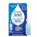 TheraTears Liquid Gel Nighttime Voitelu silmätippoja kuiville silmille, kertakäyttöisiä injektiopulloja, 30