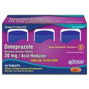 Ohm Omeprazole 20mg, 42 Myöhästynyt tabletti, usein närästyksen hoitoon tarkoitettu happoreduktori, 24 tunnin Heathburn Medicine, auttaa lievittämään vatsan ja Chest Discomfort (6 viikkoa toimitusta, 42, kreivi)