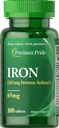 Puritaanit Pride Iron Ferrous Sulfaatti 65 Mg Tabletit, 100