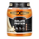 Body Fortress 100% Ultra-Filtered Isolate Protein Powder, Vanilja, 60g Proteiinia & 12g BCAA:ta per 2 Scoops, Lihasvoide & toipuminen, Immuuni tuki vitamiineja C & D, 1,5 lbs, Pakkaaminen Toukokuu Vary