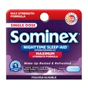 Suminex Night-time unilääke -tabletit, suurin vahvuus Formula, kerta-annos, valikoitu, 16