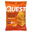 Quest Nutrition Cheese Crackers, Cheddar Blast, 10g proteiinia, 5g Net Carbs, 1g sokeria, Valmistettu todellinen juusto, 12 pakkausta (1.06 oz pussit)