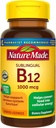 Luonto valmistettu alalingullinen B12 1000 mikrog Micro-Lozenges, 50 Count for Metabolic Health