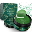 Tiepetly Under Eye Maskeja Collagen, Vihreä Tea Eye Patchs for Dark Circles ja Puffiness, Hydrating, Anti ryppy, 60 kpl