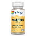 Solaray Jeast Free Selenium 200mcg, Selenium-kapselit terveelle kilpirauhasen toiminnolle ja immuunituelle, korkea absorptiolisä, vegan, 90 tarjoilua, 90 VegCaps