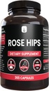Ruusu HIPS (365 kapselia) Rose HIPS (365 kapselia) Ei magnesiumia tai riisiä täyteaineita, aina puhdas, Lab vahvistettu