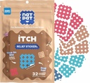 NATPAT Magic Patch Itch Relief Stickers - Insect Bite Patch for Mosquitos, Ticks, Midges, Sandflies, ja Bed Bug Bites - Buzzpatch - 32 Count