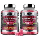 Iron Labs Nutrition Creatiini Monohydraatti (180 Gummy Bears) - 3600mg Per Serving - Mansikka maku - High Strength Creatiini miesten ja naisten (180 Vegan Gummies)