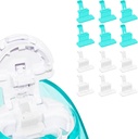 FireAnt Silicone Salt Pads Täyttää yhteensopiva Navage Nasal Care, Uudelleenkäytettävät suojakapselit korvaavat tarvikkeet, helppokäyttöinen (12 pakkaus - valkoinen 6 + sininen 6)