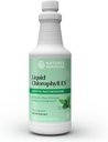 Nature's Sunshine Liquid Clorophyll Extra Strength - Immuniteettituki, Detox & Cleanse, klorofyllin nestemäiset tippa Spearmint Oil, Natural Energy Boost, Sisäinen deodorantti - 16 Fl Oz