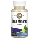KAL Trace Minerals, 10 mg Mineral Supplements, Natural Lime Flavor Trace Minerals Supplements, Instant liuotus ActivMelt Tablets Optimal Trace Mineral Imeytyminen, 90 tarjoilua, 90 mikrotablettia