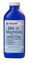 Majuri Maito Magnesia Salina Laksative - Alkuperäinen maku - Tehokas yön yli - Relief - Stimulantti-vapaa, sokeriton - 16 Fl Oz