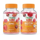 Elinkelpoinen Sinkki Kids + Biotin lapset, Gummies Bundle - Suuri maistaminen, vitamiini täydentää, Gluteeniton, GMO vapaa, purukumi