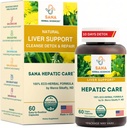 Active Liver Cleanse & Detox ... 1800mg Herbal Formula organic Milk Thistle, Turmeric & Voikukka Root ... tukee rasvamaksa korjaus & Daily Liver Health Sana Herbal