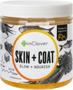Clover Dog Skin and Coat Supplement, BioRadiant Natural Supplement koirille, Terve iho ja takki, Kalaöljy Vaihtoehtoiset käyttötarkoitukset Porkkanat, Coconut, Omega 3's, Biotin ja Sinkki Soothe Skin