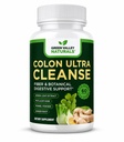 Colon Cleanse - Natural Solution to Colon Health - Natural Laxative - Ummetus Relief - Gut Detox - Probiootit - alkaa työskennellä 24 tuntia - Tukee Natural Bowel Rytmi (1 pullo, 60 Count)