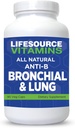 LifeSource Vitamiinit Kaikki luonnolliset anti-Bronchial & Keuhkojen tuki ... 14 Kaikki luonnolliset ainesosat - 90 kapselia - ominainen Formula