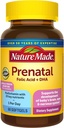 Luonto Valmistettu prenataalinen vitamiini + foolihapon, jodin ja sinkin DHA-pehmusteet, 60