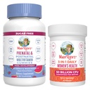 MaryRuth Organics Prenatal Multivitaminic Gummies (Strawberry) & naisten 3-in-1 Daily Probiotic Capsules 