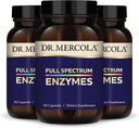 Tohtori Mercola Full Spectrum Enzymes - 22 Differential Enzymes - Tukee Ruoansulatuselimistön - auttaa Digest Hiilihydraatit, Rasvat ja proteiinit - Ei-GMO, Gluteeniton & soija-vapaa - 90 kapselia (3 pakkaus)