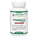 Zaytun Halal B12 1000 mcg, edistää energian tuotantoa, aineenvaihduntaa ja tervettä hermostoa - kasvissyöjät ja vegans Formula - Meijeri vapaa - 4 kuukautta tarjonta - valmistettu USA