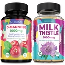 D Mannose 1000 mg & Milk Thistle 1000 mg 120 kapselia
