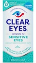 Kirkkaat silmät Sensitive Eyes Drops ... Hellävarainen helpotus punaiselle, kutiavalle, kuivalle silmälle, 12 tuntia rauhoittavaa mukavuutta, 0,5 Fl Oz