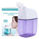 Nenän kastelujärjestelmä, Nenän huuhtelukone, Sinus huuhtelukone, Sinus Cleaner Machine with Salt Water Tank & Waste Collection Säiliö - nenän puhdistusaine Sinus,Sinus Adult, Allergia helpotus - Violetti