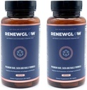 SRILabs Renewglow Biotin 5000mcg hiusten kasvua täydentää naisille 40 Plus - Gotu Kola E-vitamiini, C Sinkki terveille hiuksille, iholle ja kynnet 27 Kauneus parantaa ravintoaineita