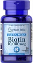 Puritan's Pride Ultra Mega Biotin 10000 Mcg 50