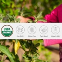 Organic Ashwagandha Powder, ei-GMO, Fair-Trade, Vegan, Gluteeniton, Yksinkertainen alkuperä, kasvanut Oregon Adaptogenic Ayurvedic Herbal Supplement in Resealable Jar