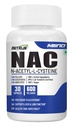 NAC (N-asetyyli L-kysteiini) 600 mg - 30 kapselia
