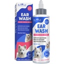 Cat & Dog Ear Cleaner Drops & Wash Solution - Hiivatulehdus hoito & kutiava korvan Relief lemmikki - Vahanpoistoaine & Flush Remedy kaikille lemmikkieläimille
