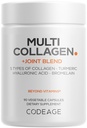 Koodaus Multi Collagen Protein + Joint Blend Supplement, Hyaluronihappo, Bromelain, Turmeeric, Inkivääri, Boswellia, Astaksantiini - Hydrolysoitu naudan kollageeni - 5 Kollageenityypit - ei-GMO - 90 kapselia