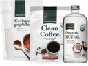 Organic Force Organic Clean Coffee + Collagen Peptides + Organic MCT Oil Bundle 