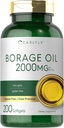 Carlyle Borage Oil Supplement . 2000mg... 200 Softgel- kapselit... 320mg GLA... Kylmäpuristettu ja heksaaniton...