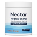 Nectar Sugar Free Electrolytes Powder - Organic Fruit No Sugar tai Calories - Hydration Powder for Dehydration Relief and Rapid Rehydration - Keto ja Paleo (Orange 40 Serving Tub)