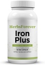 Herbsforever Iron Plus -kapselit lisäosa Edistää rautataso 60 kapselia