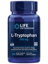 Life Extension L-Tryptofaani, 500 mg, kannustaa terveitä serotoniinitasoja ja edistää tervettä unta, mielialaa, stressiä ja satiety, gluteeniton, ei-GMO, kasvissyöjä, 90 kapselia
