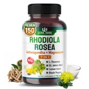Rhodiola Rosea Supplement Rikastettu Ashwagandha, Magnesium, L-Theanine, St. John's Wort, Lemon Balm - Tuki Mielialaa, nukkuu laatu, ja Mental Focus 150 kapselia