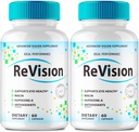 IDEAL OPERAATIO (2 pakkaus) Revisio Silmien täydennys pillereitä Advanced Vision 2.0 Eye Care Complex Vitamiini Kapselit Pro (120 kapselia)