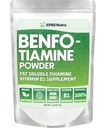 XPRS Nutra Benfotiamiini Powder (Tiamine) - Rasva Liukoinen Happy Heart Tiamine Supplement - Advanced B1-vitamiini Benfotiamiini kognitiivinen Boost - Vegan Friendly Benfotamiini Powder (.25 Ounce)